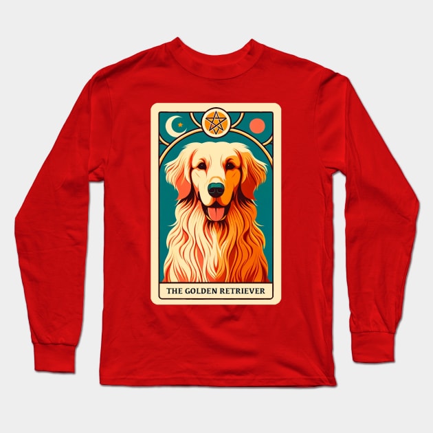 The Golden Retriever Long Sleeve T-Shirt by L.C. Tarot